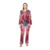 Women's Satin Pajamas Barbie Luxury LifeStyle Hazelglow 2024 01